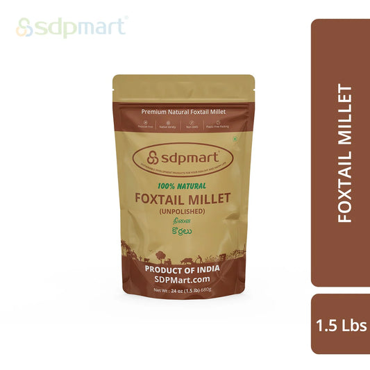 Premium Foxtail Millet (Unpolished) 1.5 LB