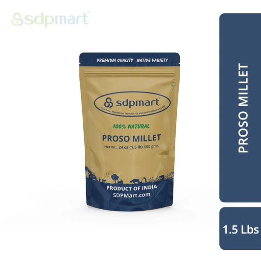 Premium Proso Millet (Unpolished) 1.5 LB