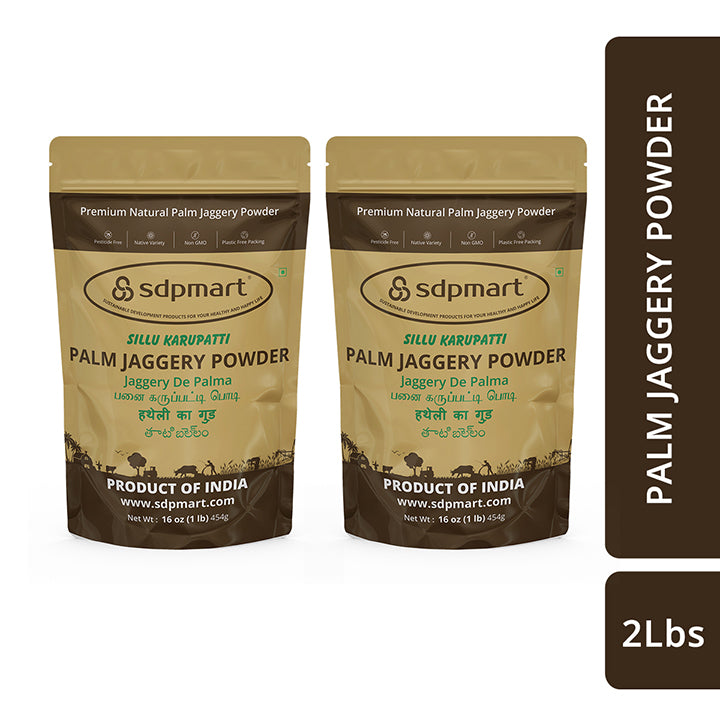 SDPMart Premium Palm Jaggery Powder  (Sillu Karupatti) - SDPMart