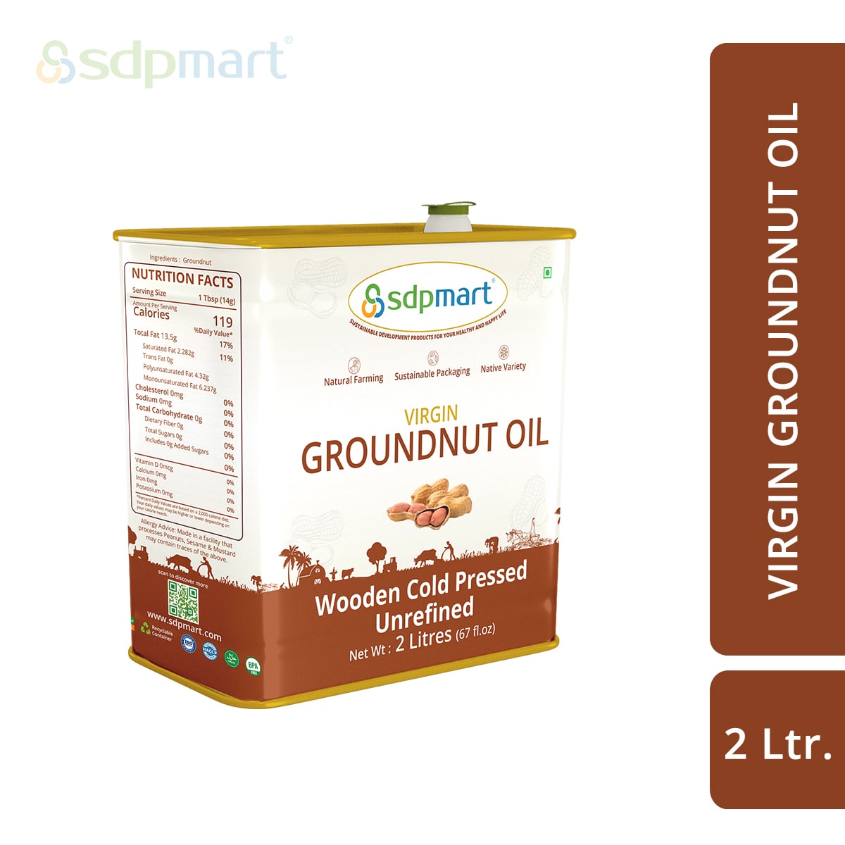 SDPMart Premium Virgin Peanut Oil - SDPMart