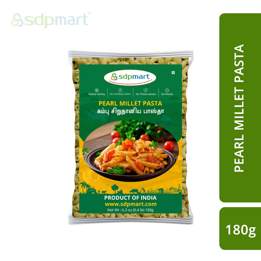 SDPMart Pearl Millet Pasta 180 Gms - SDPMart