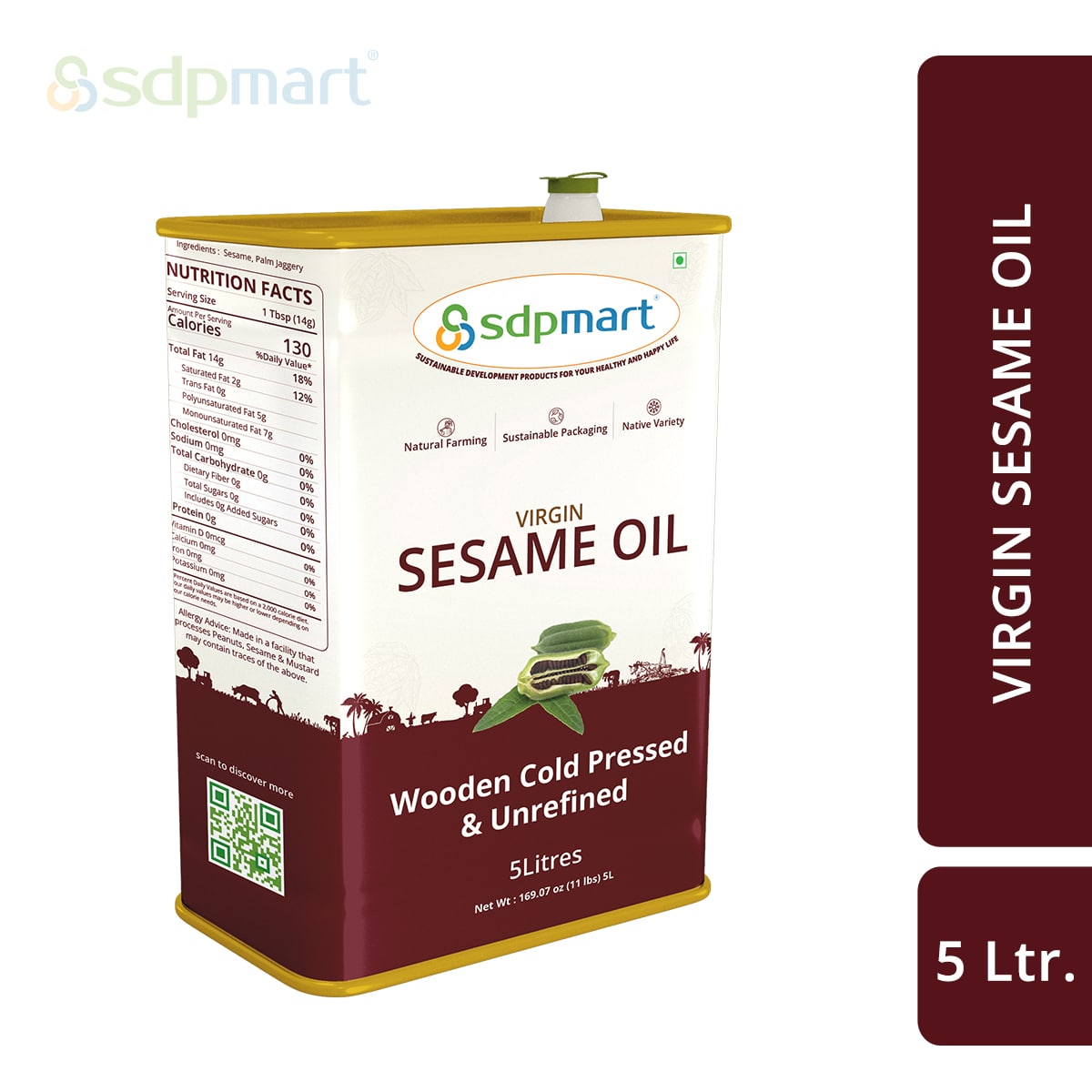 SDPMart Premium Virgin Sesame Oil - SDPMart