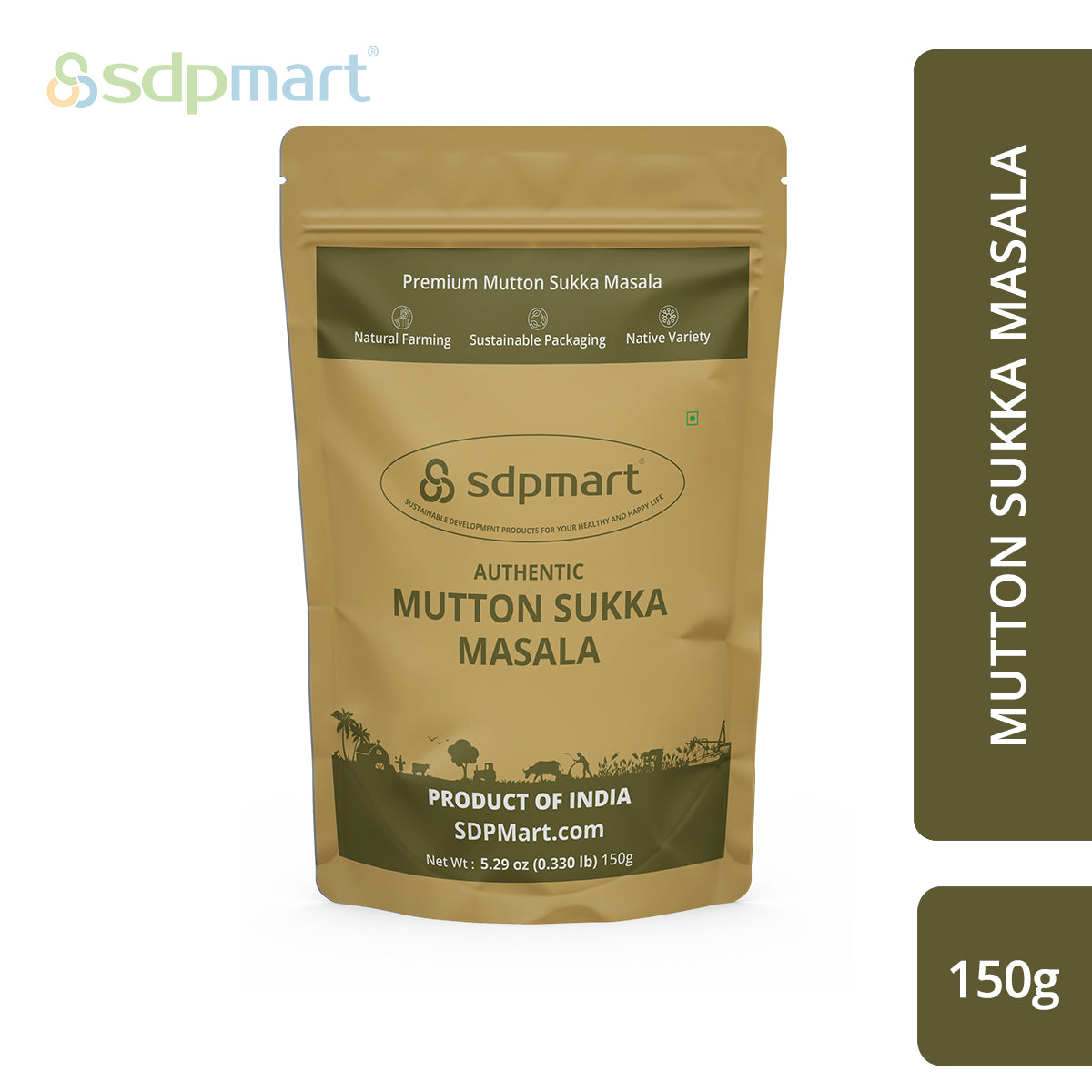 SDPMart Mutton Sukka Masala Powder 150 Gms - SDPMart